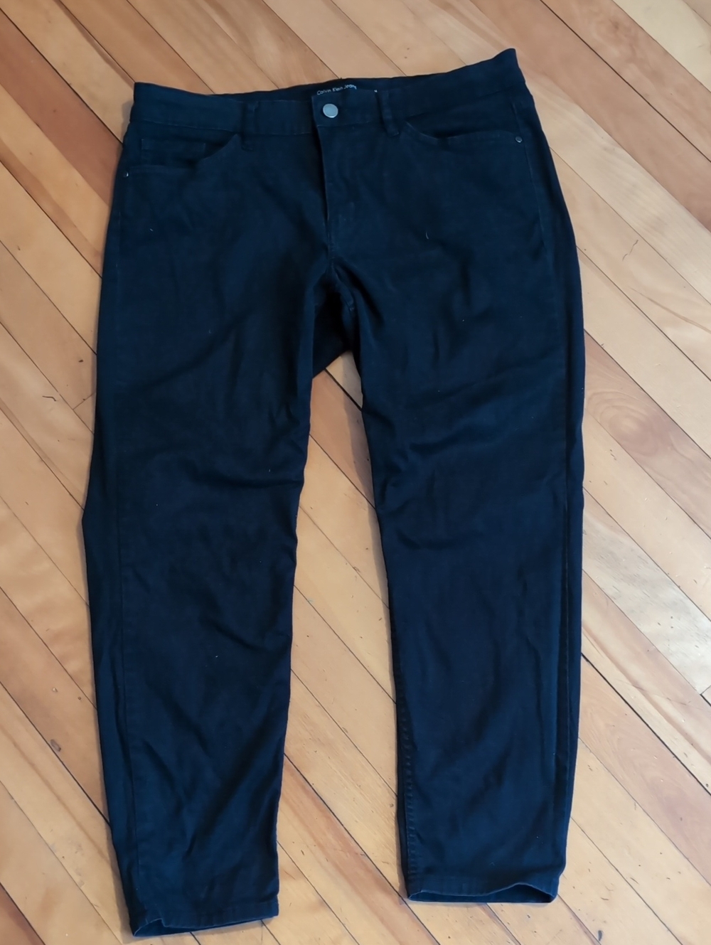 Calvin Klein Jeans Black Ankle Skinny Jeans 14